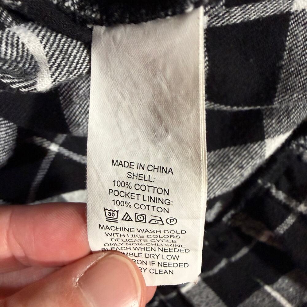 Kate Spade Rustic Buffalo Plaid Pearl Snap Flannel Winter Ruffle Dress S No Belt - Picture 8 of 9